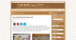 Desktop Screenshot of lostquilt.com